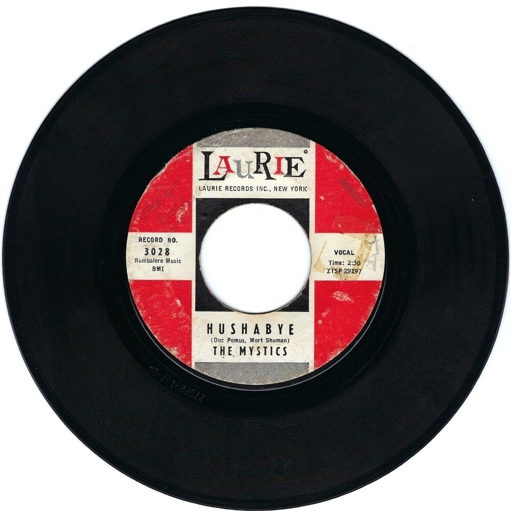 The Mystics - Hushabye / Adam And Eve - Laurie 45 RPM Doo-Wop Vinyl '59